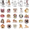 thumbnail image 5 of Paquete de pegatinas de vinilo para perros, botellas de agua, equipaje, portátil, monopatín, Pu, 80 Uds., 5 of 5