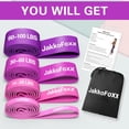 thumbnail image 4 of Resistance Bands,4 Set Pull Up Bands,Stretching Assist Bands Set for Men & WomenPortable Exercise, Muscle Training,Physical Therapy,Exercise Workout Bands for Working Out, 4 of 6