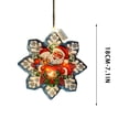 thumbnail image 3 of Christmas Snowflake Ornaments, Lighted Christmas Ornament Hanging Decoration for Christmas Tree Door Wall Home Party, Holiday Gift for Family Friends Home Decoration, 3 of 6