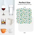 thumbnail image 6 of Fuzoiu Pineapple Print Leather Coasters Set,Drink Coasters Set of 4,for Tabletop Protection, Durable PVC Coasters,Home Décor and Housewarming Gift-Square, 6 of 6