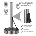thumbnail image 2 of Kitchen Details Paper Towel Holder with Deluxe Tension Arm in Black, 2 of 7