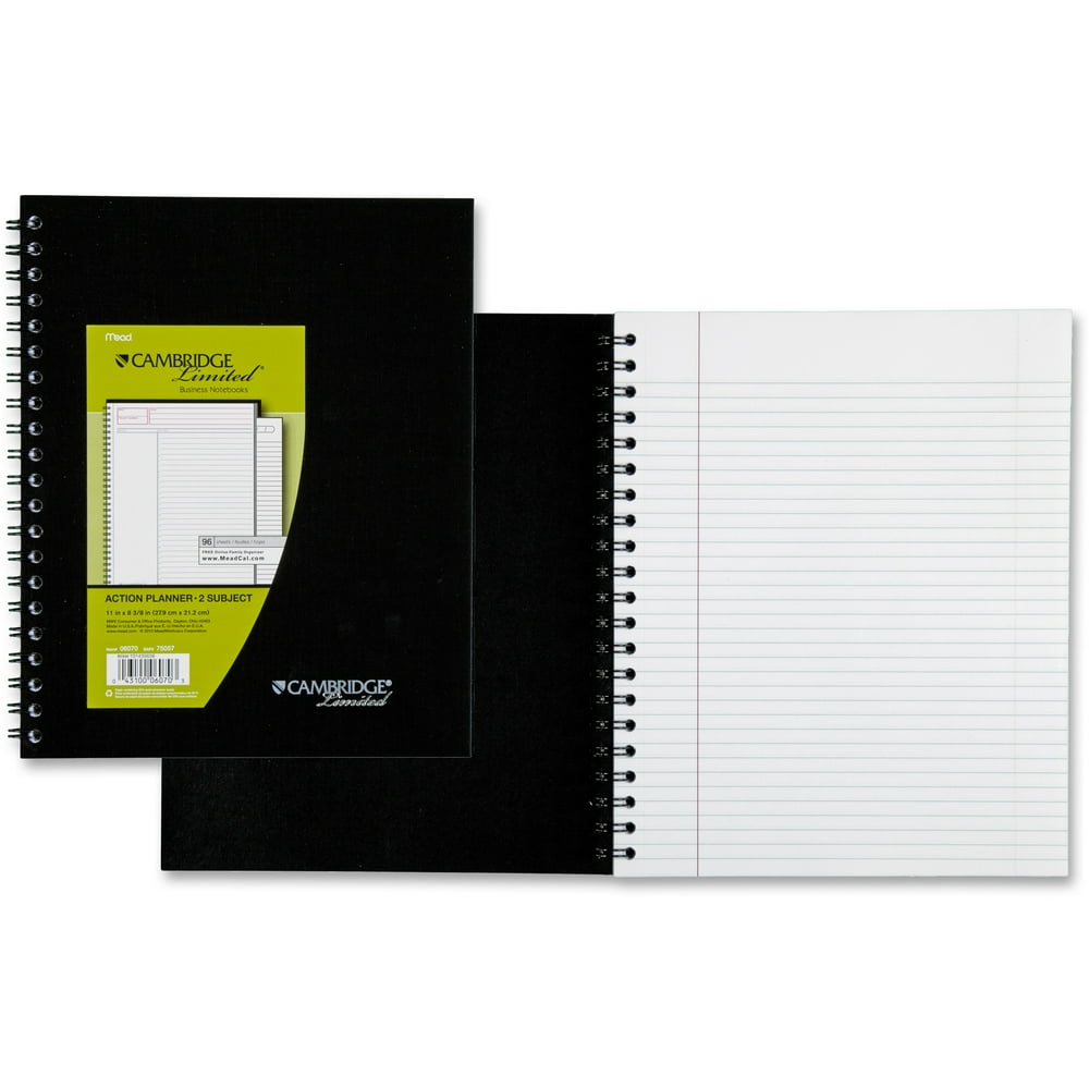 Cambridge Limited Legal Ruled Notebook and Action Planner Business