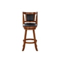 thumbnail image 3 of Boraam Tabouret de Comptoir Pivotant Avianna 24" en Noyer, 3 of 5