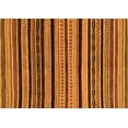 thumbnail image 1 of Ahgly Company Indoor Rectangle Abstract Orange Modern Area Rugs, 2' x 4', 1 of 4