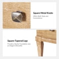 thumbnail image 4 of Tina's Home Transitional Solid Wood End Table Set of 2 with Charging Station & Spacious Storage Acorn, 4 of 6