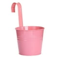 thumbnail image 2 of MesaSe Space-saving Flower Bucket with Hook Iron Detachable Hanging Plant Holder for Railing, 2 of 9
