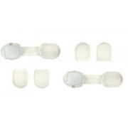 Safety 1st Lock Release Fridge Latch for Childproofing, White, 2 Piece