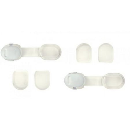 Safety 1st Lock Release Fridge Latch for Childproofing, White, 2 Piece