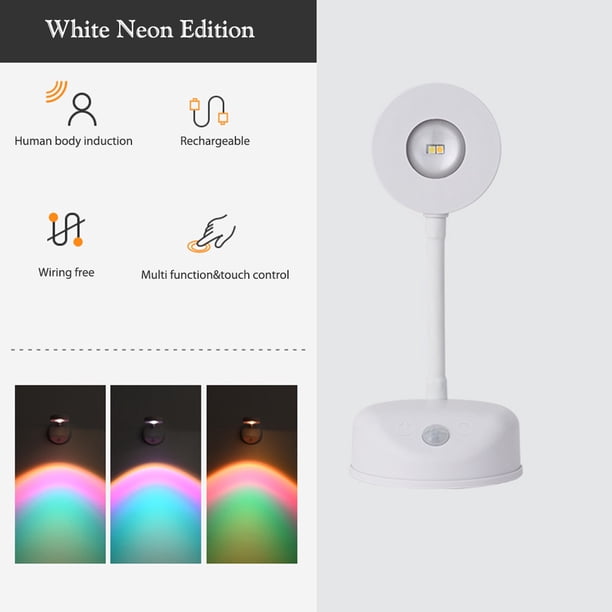 Luz de acento Sensor de movimiento Barra de luz de disco de ángulo ajustable en iluminación de obras de arte DQrwqpou Para Estrenar