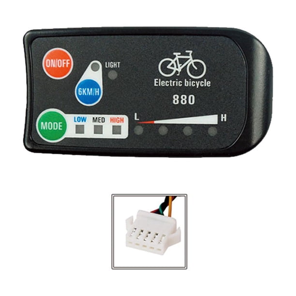 SGACAI Bicicleta eléctrica KT-LED880 36/48V Panel de control de bicicleta eléctrica Pantalla E-Bike,