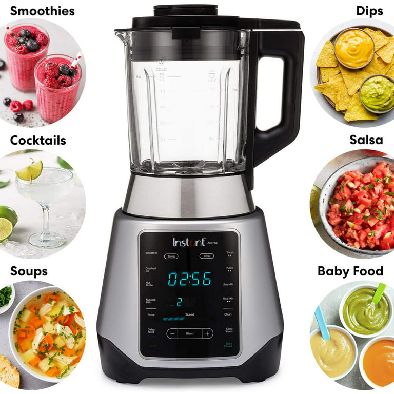Instant Ace Plus 10-in-1 Smoothie and Soup Blender, 10 One Touch