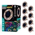 thumbnail image 1 of Bell + Howell Round Mosaic Solar Powered Disk Lights with Auto On/Off 8 Pack, 1 of 11