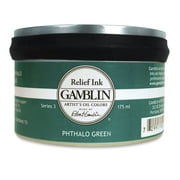 Gamblin Artist's Colors Relief Ink - Pthalo Green, 175 ml