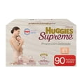 thumbnail image 1 of Huggies Supreme Etapa 1 Protección Delicada 90 Pañales con Indicador de Humedad, Bolsa Antiescurrimientos y Cubierta Suave, 1 of 5
