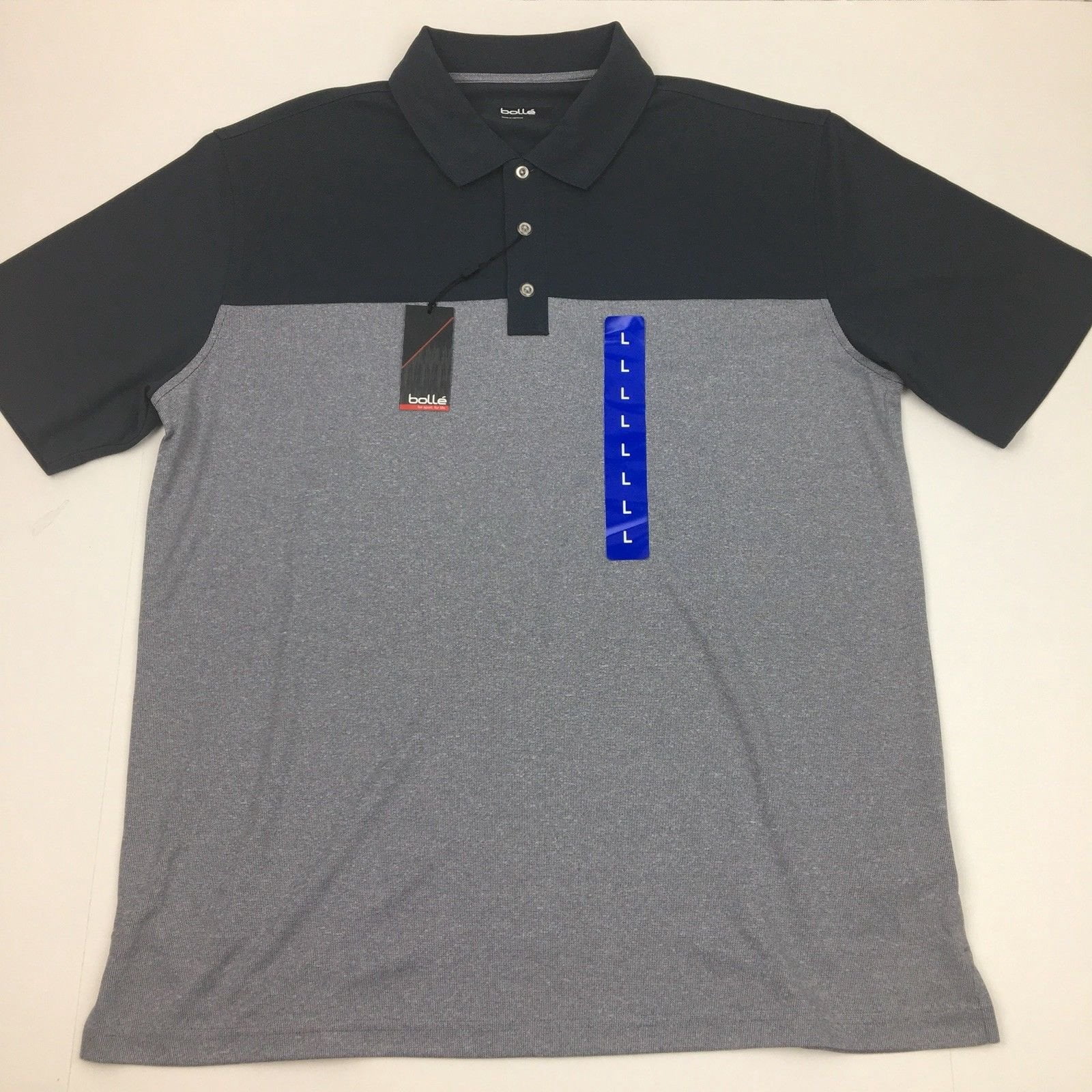Bolle Short Sleeve Snap Button Polyester Golf Polo Shirt Men's 3XL - Walmart.com - Walmart.com