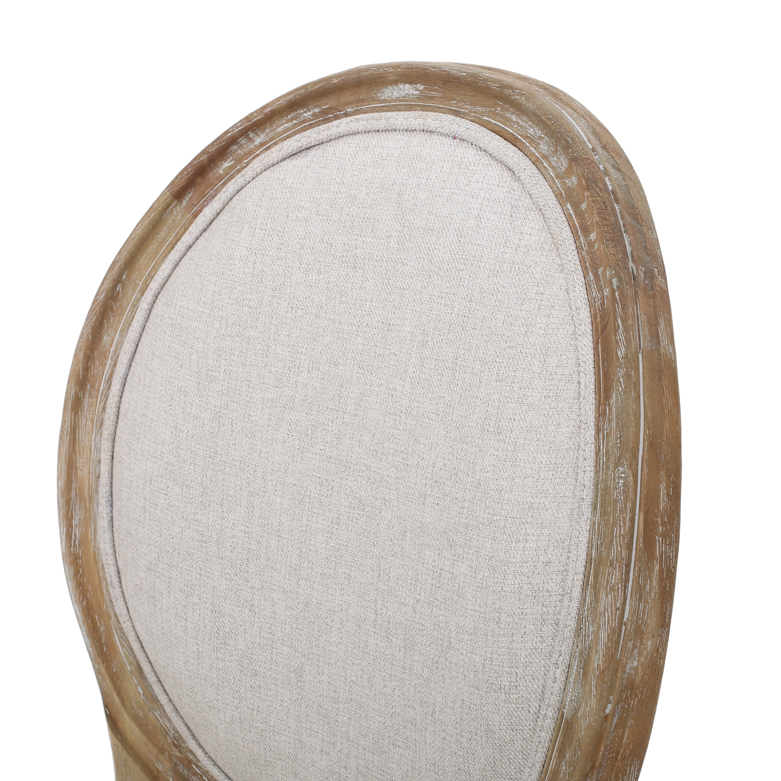 Noble House Karter Indoor French Fabric Dining Chairs, Set of 4, Beige