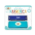 thumbnail image 2 of Kako'o: Classic 4" Metal Harmonica - Blue - w/ Storage Case - Standard Size in Scale Of C With 10 Holes, Great for Beginners, Ages 5+, 2 of 5