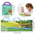 thumbnail image 7 of Niyofa Sticker Book for Kids Reusable Scenes Stickers Book Static Sticker Toddler Learning Toys for Toddler Age 1-3 Year Old, 7 of 7