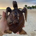 thumbnail image 2 of RKZDSR Hawaiian Turtle Resin Statue for Home Decor - Realistic Simulation Animal Garden Ornament, 2 of 4