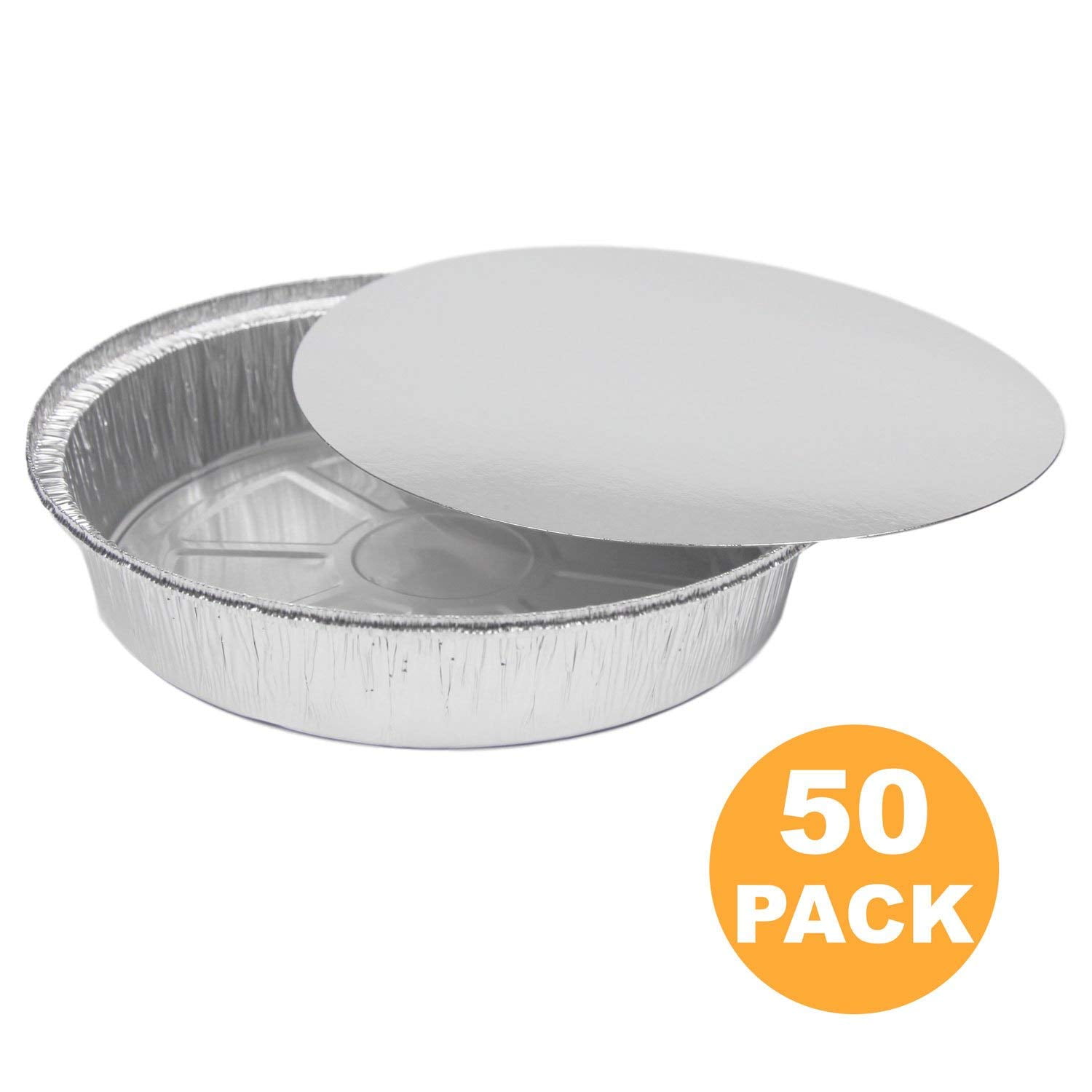 LIDS PERFECT FOR HOME & TAKEAWAY USE 200 X No9 ALUMINIUM FOIL FOOD CONTAINERS 
