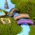 thumbnail image 1 of Flmtop Micro Figurines Anti-Déforme Résine Miniatures Statues de Paysage pour la Maison, 1 of 8
