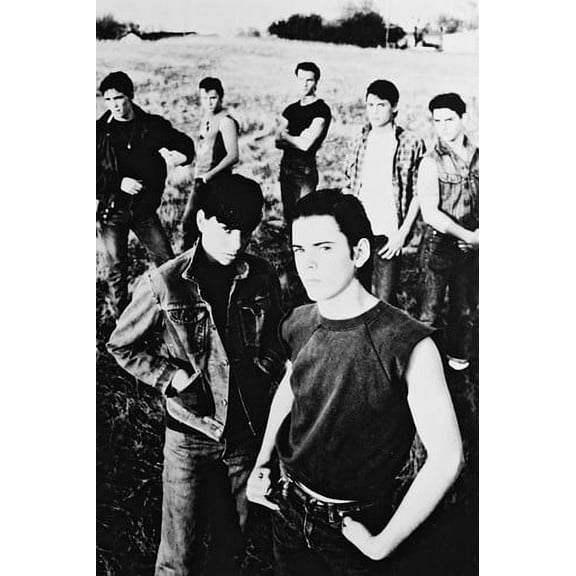 C. Thomas Howell Ralph Macchio Patrick Swayze Matt Dillon The Outsiders 24x36 Poster