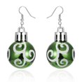 thumbnail image 3 of Pendientes navideños de moda con forma de bola y colgante para la oreja, regalos para familias el día de Navidad, 3 of 5