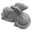 thumbnail image 3 of Dog Angel Pet Memorial Tombstone Marking Carved Statue, Resin, Stone, 3 of 10