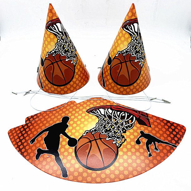 Juego de cubiertos para fiesta de baloncesto, bandeja de papel desechable, vaso de papel, decoración para fiesta escolar