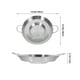 thumbnail image 5 of Utensilios de cocina de acero inoxidable Práctico Cocina Freír Pan Snack Tienda Flat Concave Frying-Pan, 5 of 5