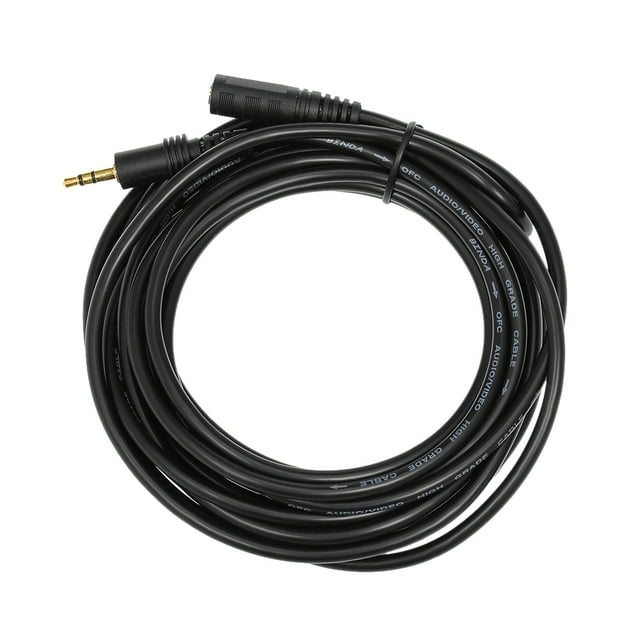 Cable de extensión de audio yeacher 5 metros Jack de 3,5 mm macho a hembra