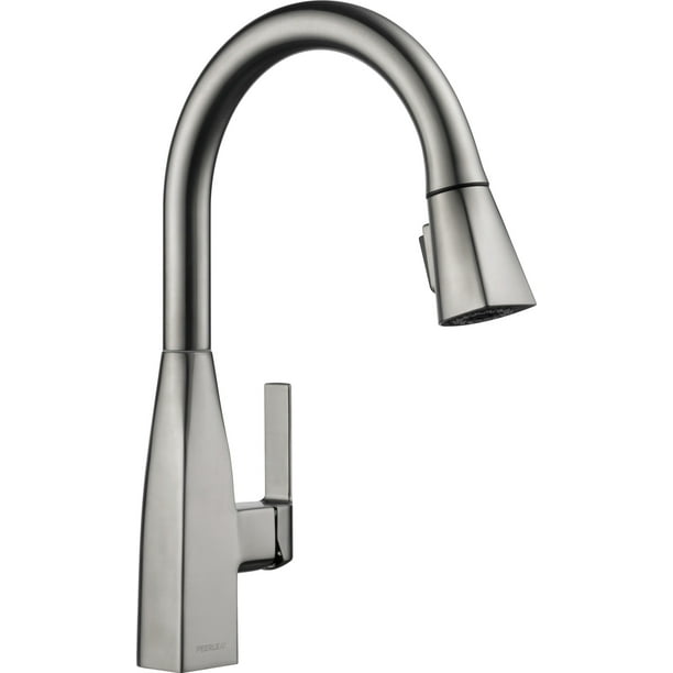 Peerless Xander Single Handle PullDown Kitchen Faucet in Stainless
