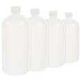 thumbnail image 3 of 4Pcs PE Bottles with Caps Water Bottles Thin Mouth Bottles Sample Storage Container 1000ml, 3 of 8