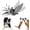 1 PCS, variant on Flying Bat Dog Toy, Interactive Flying Bat Toy for Dogs with Flapping Wings, Chirping Sounds, USB Rechargeable, Touch Activated, Hanging or Floor Toy for Dogs, Puppies and Cats to Reduce Boredom.3PCS