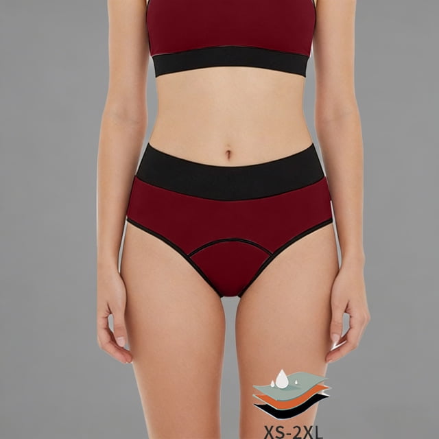 High Rise Underwear for Comfortable All-Season Wear with Full Coverage and Leakproof for Plus Size Women