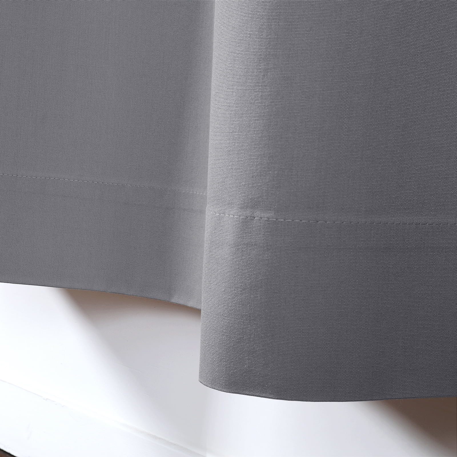 TWOPAGES Windproof Outdoor Drape 42 W X 72 L Inch Grommet Waterproof Curtain, 1 Panel, Cast Silver