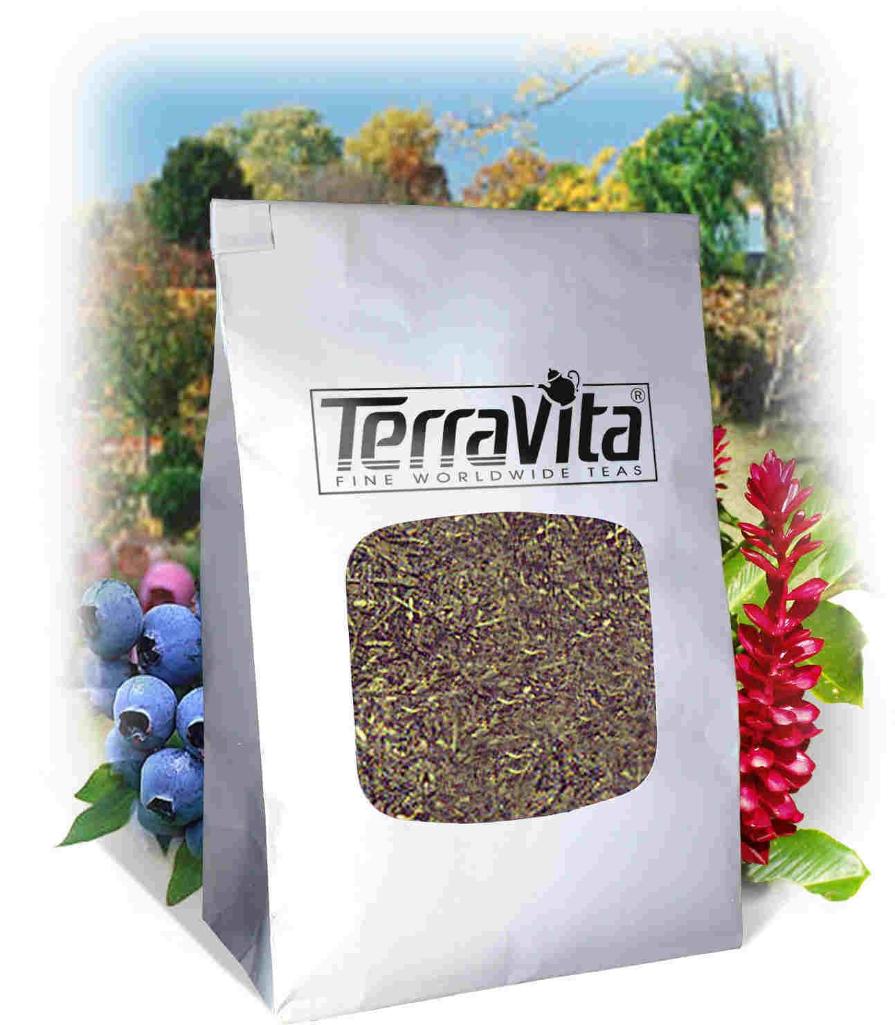 TerraVita Uva Ursi (Bearberry) Tea, (Loose Leaf Herbal Tea, 8 oz, 1