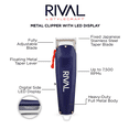 thumbnail image 2 of StyleCraft RIVAL Cordless Hair Clipper with Digital Display and Metal Housing Professional Grade Clipper, 2 of 5