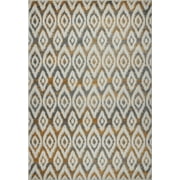 Ladole Rugs Geometric Soft Indoor Modern Area Rugs Carpet in Grey, 5x8(5'3" x 7'6, 160cm x 230cm)