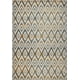Ladole Rugs Tapis d'Intérieur Moderne Géométrique Souple Tapis en Gris, 5x8 (5'3" x 7'6, 160cm x 230cm) – image 1 sur 4