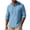 #06 Light Blue, variant on Men's Hooded Henley Pullover, Button Front Long Sleeve Hoodie, Vacation Solid Sweatshirt for Casual Vacation, Army Green XL