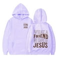 thumbnail image 5 of Christian Hoodies for Girls What A Friend We Have In Jesus Cute Graphic Hooded Sweatshirt with Pockets Pullover Tops, 5 of 7