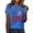 Blue, variant on 250 Years of Freedom Short Sleeve Tee – Women's USA 250th Anniversary Shirt, American Eagle Patriotic Top, Casual Wear for 2026 Events,Independence Day Gift Recommendations(Pink,M)