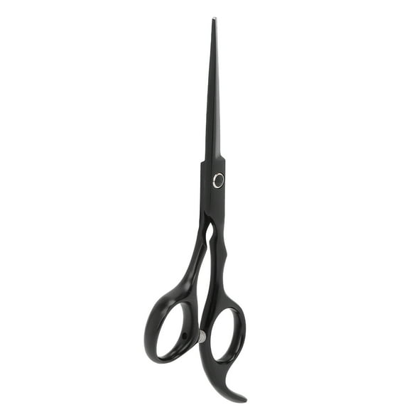 Hair Scissors, Barber Shears Lightweight Uniform Trimming 5inch for Hairdresser for Barber Shop Black