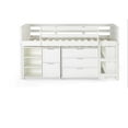 thumbnail image 2 of Donco Kids Louver Twin Size Modular Loft Bed, While, 2 of 5