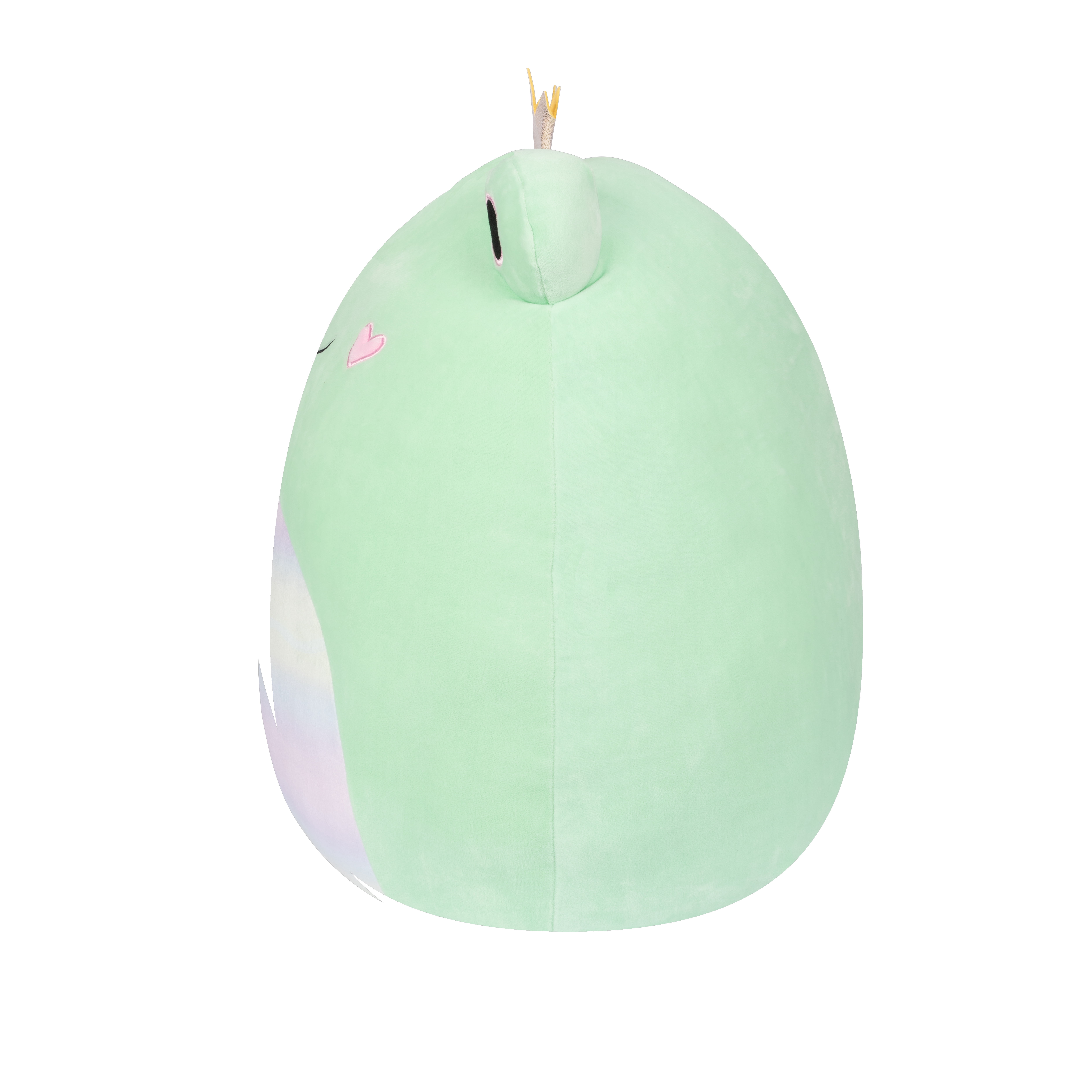Squishmallows 16 inch Fenra the Green Gradient Frog with Heart Cheeks and Crown - Child's Ultra Soft Plush Toy