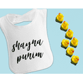 thumbnail image 2 of Shayna Punim, Jewish Funny Baby Bib, 2 of 3