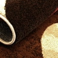 thumbnail image 5 of Home Dynamix Tribeca Slade Contemporary Abstract Area Rug, Brown/Red, 7'10" Round, 5 of 5