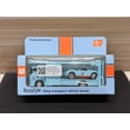 thumbnail image 2 of BuzzyCyle 1:64 Alloy Trailer Container Truck Pull Back Toy Car Model Ornament for Collectors, 7.87", 2 of 8