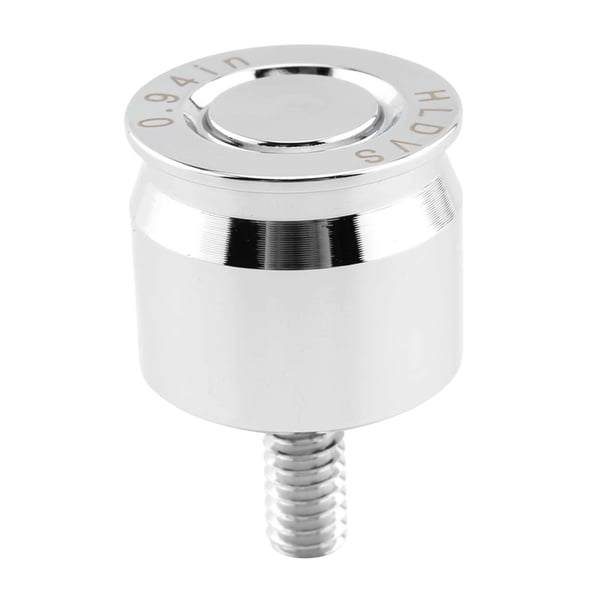 Tornillo de cubierta decorativa para cojín de asiento, liberación rápida, aleación de aluminio de reacondicionamiento, accesorios de motocicleta, alta Plata Baoblaze Tornillo del perno del asiento